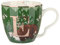 KASANOVA Tazza porcellana Lettera E 48cl verde Tavola,Tè e caffè