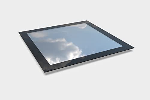 Skylight 1000 x 1000 mm Triple Glazed Rooflight Window Toughened Glass
