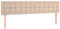 vidaXL Kopfteil 2 STK., Bettkopfteil mit Holzbeinen, Höhenverstellbar Polsterkopfteil für Bett, Betthaupt Bettzubehör Schlafzimmer, Cappuccino-Braun 100x5x78/88cm Kunstleder