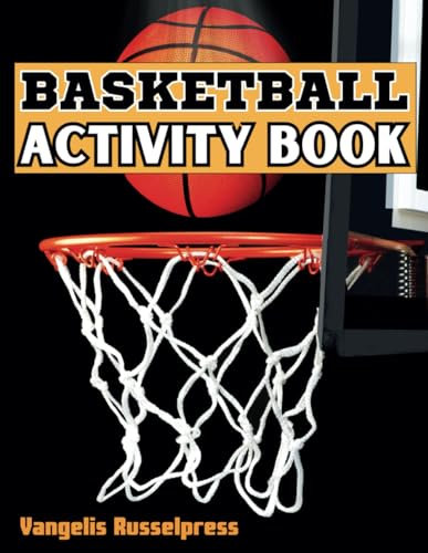 Basketball Activity Book: Large Print Basketball Crossword Puzzles, Trivia Quizzes, Word Searches, Word Scramble for Adults & Teens | Gift for Basketball Lovers