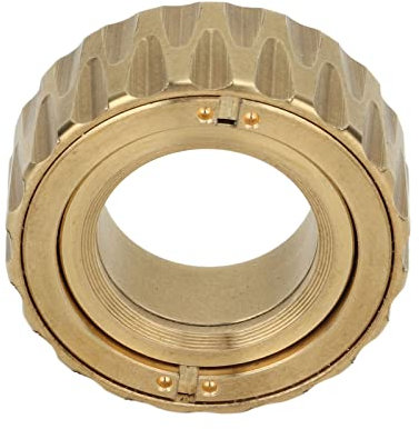 Fidget Slider, Knackiger Klang Feinpolieren Bequemer Griff Metall Fidget Spielzeug Abnehmbar Einfacher DIY Fidget Ring Keine Verformung Stressabbau Tragbares Spinner Spielzeug