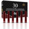 Wordsworth & Black Fountain Pen Ink Refills - Set of 30 Red Ink Cartridges - International Standard Size - Length APPR 2.3 - Base Diameter APPR 0.24 - Disposable and Generic