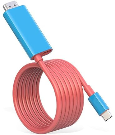 Aokicase Base de interruptor para Nintendo Switch y OLED, 4K a 30Hz, cable adaptador USB C a HDMI para Nintendo Switch, cable de conversión tipo C a HDMI reemplaza la estación de acoplamiento del