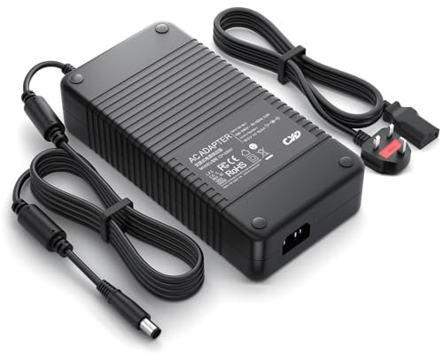 Alienware x51 Power Supply 330w, CYD 7.4 mm barrel 330 W AC Adapter with 2 meter Power Cord made for Dell Alienware Laptop