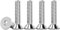 Drenky 50 Pezzi M4 X 20 mm Viti a Testa Svasata, Viti a Esagono Incassato Argento in Acciaio Inox A2 V2A Antiruggine Secondo Norma DIN 7991 / ISO 10642, Filettatura Completa, Bullone Meccanico