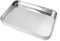 Bandeja para hornear, bandeja de horno rectangular de acero inoxidable, bandeja para asar gelatina, sartén tostadora antiadherente, fácil de limpiar y apta para lavavajillas, 25 x 30 cm (35 x 40 cm)