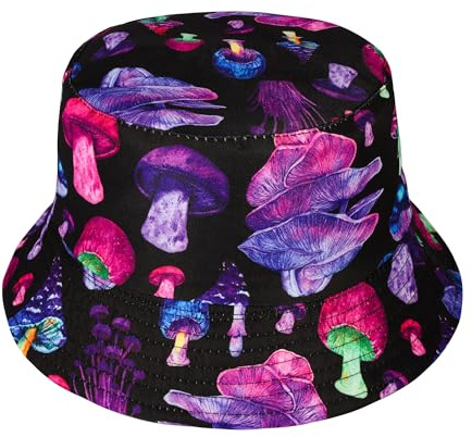 JJDreams Retro Pilz-Kappen Bierfest Hut Outdoor-Anglerhut Feiertage,Schwarz