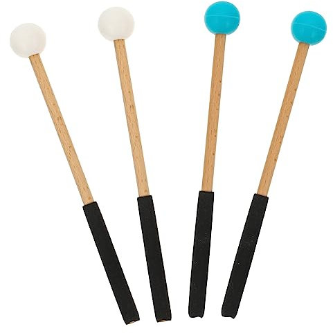 VICASKY 6pares Mallets De Tambor De Lengua De Baquetas De Percusión Mango Herramienta Musical Para Instrumentos De Percusión Accesorios Para Drumsticks y Suministros De Tongue Drum