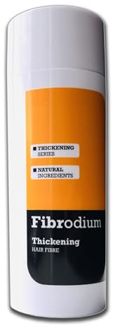 Fibrodium Hair Building Fibers, Premium Quality Fibre Hair Powder Hair Fibres - Hair Loss Concealer for Men and Women - Bald Spots & Thinning Hair (Light Brown)