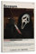 DRDPLXGU Filmposter Scream, Retro-Filmposter, Leinwand, Schlafzimmer, Dekoration, Landschaft, Büro, Raumdekoration, Geschenk, 20 x 30 cm