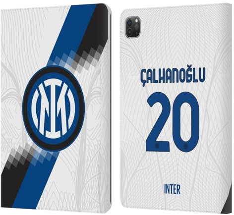 Head Case Designs Licenza Ufficiale Inter Milan Hakan Çalhanoglu 2023/24 Giocatori Away Kit Custodia Portafoglio in Pelle Compatibile con Apple iPad PRO 11 2020/2021 / 2022