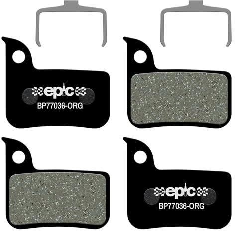 epic Scheibenbremsbeläge für SRAM Red, Apex, Rival, Force & Level Ultimate Bremsen | Organisch, Halbmetallisch, Sinter, Keramik, E-Bike Optionen | leise, langlebig, leistungsstark | 2 Sets (organisch)