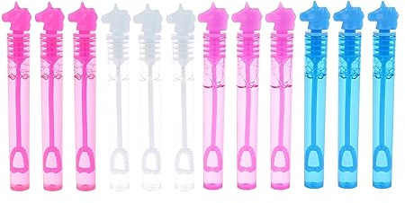 Henbrandt 288 x Unicorn Party Bubble Tubes with Wand Children's 4ml Bubbles Loot Bag Fillers Summer Games for Boys and Girls Kids Party Bags