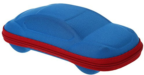 Asyduey Auto Form Kinder Brillen Brillen Brillen Zip Fall Blau