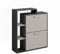 Vicco Schuhkipper Orlando, Schuhregal, Anthrazit/Greige, 80 x 90 cm