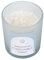 Manifestation Positive Energy Candle, White Sage Scented, Clear Quartz Crystal Infused, Rose Gold Lid