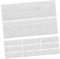 Healeved 40pcs Self Adhesive Lashes Strips for Strip False Eyelashes Lash Glue Alternative Pre-glued Tape for Extensions