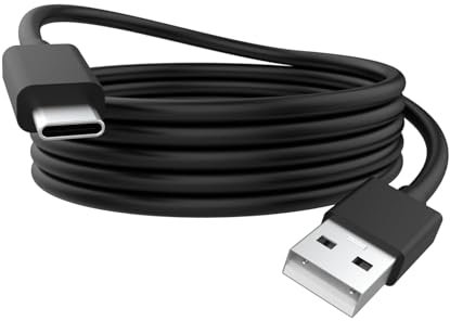 USB C Cable for Kindle Fire, USB Type-C Fast Charging Cable Cord Compatible with 2021& Newer Amazon Kindle Fire HD Tablets,New Fire HD 8 10 Kid Pro, Paperwhite 10th 11th 12th 2022 2023 Release (1.5m)