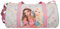 Depesche 13122 TOPModel Juicy - Sporttasche in Hellgrau, mit Model Motiv und buntem Muster, Handtasche mit verstellbarem Gurt