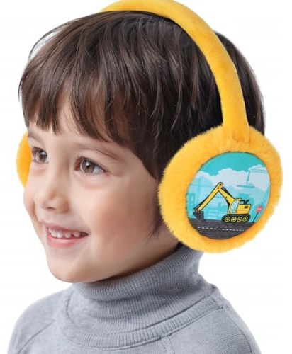 WAWSAM Winter Ohrenwärmer Kinder Weicher Plüsch Ohrenschützer für Mädchen Jungen Ski Wandern Radfahren Laufen Outdoor