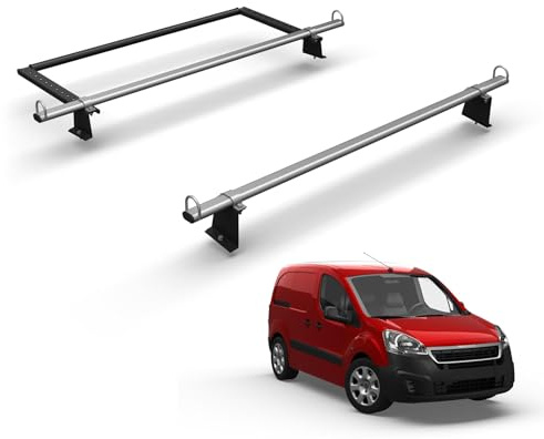 For Vauxhall Combo 2012-2018 Roof Rack 2x Bars & Roller With Tie Points | Heavy-duty Steel Roof Bars with Anhor Points