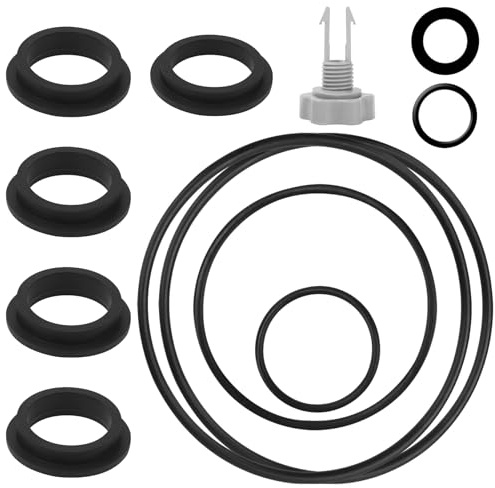 Sandfilter Ersatzteile für Intex Sandfilterpumpen,11 Dichtungsring Poolpump | 1 Luftablassventil,O-Ring Poolpumpe Ersatzteil,O-Ringe Gummidichtung,Intex Pool Zubehör für 25013 Sandfilteranlage und Pool