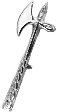 Tartanista - Broche de kilt pour homme - motif écossais/gallois - hache - Env. 10 cm (4)