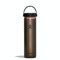 HYDRO FLASK - Leichte Trinkflasche mit 710 ml (24 oz) Trail Series - Vakuumisolierte, Wiederverwendbare Trinkflasche aus Edelstahl mit Auslaufsicherem Flex Deckel - Größe Öffnung - BPA-frei - Obsidian