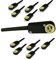 Mextronic Halogen-lampensockel GU10 VDE Fassung VDE Hochvolt Keramik 190-230V (10 Stk.)