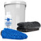detailmate Auto & Motorrad Wasch Set mit detailmate Autoshampoo 500ml Konzentrat + Wascheimer mit passendem Deckel + Mikrofaser Chenille Waschhandschuh + saugstarkes Trockentuch, 50x80cm, 1000GSM