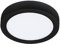 EGLO connect.z Smart-Home LED Bad-Deckenlampe Fueva-Z, Ø 21 cm, ZigBee, App und Sprachsteuerung Alexa, Lichtfarbe (warmweiß-kaltweiß), dimmbar, Metall Aufbauleuchte schwarz, IP44