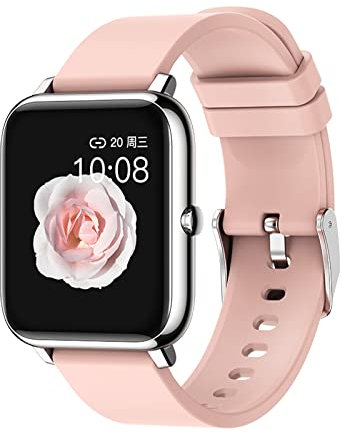 SUPBRO Smartwatch Fitness Tracker 1,4 Zoll Farbdisplay Fitness Armbanduhr mit Herzfrequenz Schlafmonitor, Fitnessuhr Damen Sportuhr Schrittzähler, Stoppuhr IP67 Wasserdicht, für iOS und Android