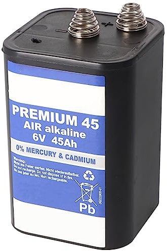 XCell Premium Air Alkaline 4R25 6V-Block Batterie (ideal für Arbeiten unter Rauen Wetterbedingungen, Temperaturbereich: -20 °C bis 50 °C) 148266