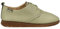 PAYMA - Zapatillas Deportivas Sneakers de Piel para Mujer. Zapatos Planos Casual Blucher. Cierre Cordones. Piel Super Flexible. Máxima Comodidad. Color: Kaki, Talla: EU 38
