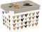 Curver Stockholm Deco Storage Box, 22 Litres - Celestial, Pink