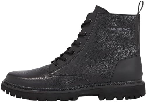 Calvin Klein Jeans Herren Eva Mid Laceup Boot Lth Ym0ym00751 Stiefel, Schwarz Triple Black, 46 EU