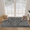 Royalotic Dog Door Mat and Pet Rug, Non Slip Thick Washable Area and Bath Mat Soft Chenille Door Mat for Dog Kitchen Bathroom Bedroom Indoor and Outdoor - Grey, 24x36