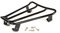 MOTO NOSTRA Gepäckträger Durchstieg schwarz glanz kompatibel für Vespa GTS 125-300, GTV, GTL, GT