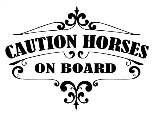 Attention Chevaux À Bord Panneau D'Avertissement Métal Mur Affiche Plaque Étain Signe Métal Tôle Signe Pour Intérieur Parc 20X30cm