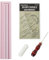 UPTTHOW Signature Stanzwerkzeuge für Buchbinderbedarf mit Ahle und Wiege für Anfänger, Kunststoff, einfache Scrapbooking-Kits für Bastelarbeiten, Notizbuch, Tagebücher, Planer, Rosa