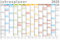 Jahresplaner 2025 - Wandplaner Kalender Poster Druck - Grösse 91,5x61 cm gefaltet
