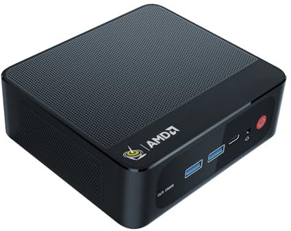 Beelink SER5 Mini PC, AMD Ryzen 5 5500U(6C/12T) bis zu 4.0GHz, Mini Computer 16GB DDR4 RAM 500GB NVME SSD, Micro PC 4K@60Hz Triple Display, RJ45 2.5G/WiFi6/BT5.2