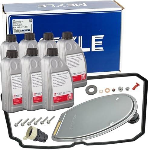 Meyle Teilesatz Automatik 5 Gang+Febi 29449 236.14 | 0141350211/SK+Febi 29449 ATF 134 (236.14) ATF Öl passend für 722.6
