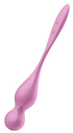 Satisfyer Love Birds 1 | Vibrierende Liebeskugeln | Beckenbodentraining | Satisfyer Connect App | Wiederaufladbar | Wasserdicht (IPX7) | Hautfreundliches Silikon, Farbe:rosa