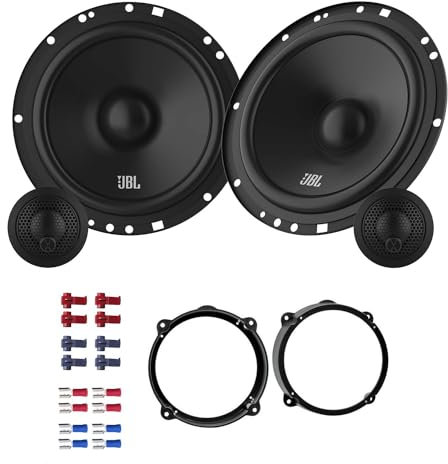 JBL Stage161CFS Lautsprecher mit Einbauset passend für Alfa Romeo 147 (937) 2000-2010 Türen vorne/hinten 450 Watt 165mm 2 Wege Kompo