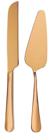GALSOR Servitrici per torte Set di coltelli for pane, pizza e spatola for torta in acciaio inossidabile(Color:Colour 2)