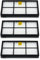 TALENTEC home : 3x Filtro HEPA di ricambio compatibile con iRobot. Per Roomba serie 800 e 900 : Modelli: 800, 860, 866, 870, 871, 876, 880, 886, 890, 900, 960 : Plastica ABS : Bianco e Nero