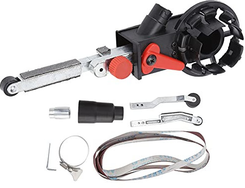 Meuleuse à Bande, Petite Ponceuse à Bande Mini Ponceuse à Bande Ponceuse électrique Petite Machine à Bande de Ponçage avec Ceinture 1/2x18 Pouces pour le Meulage de Meubles en