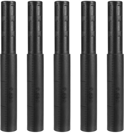 Yominerr 5Pcs Golf Club Shaft Extension Stick Extender Rods Golf Shafts Driver Fairway Golf Shaft Extender Extension 0.580