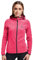 ATHL DPT. Veste polaire sportive pour femme avec col montant ou capuche dans des couleurs tendance pour les activités de plein air, Capuche rose, XL